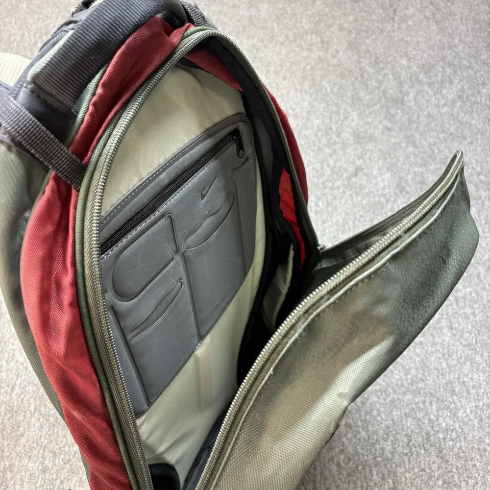 VTG Nike T90 Backpack Soccer Ball Carrier Gorpcore Utility Center Strap Rare